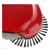 Fiber Hand Push 360 Degree Rotating Sweeping Broom - , RED, Fiber, Multipack of1